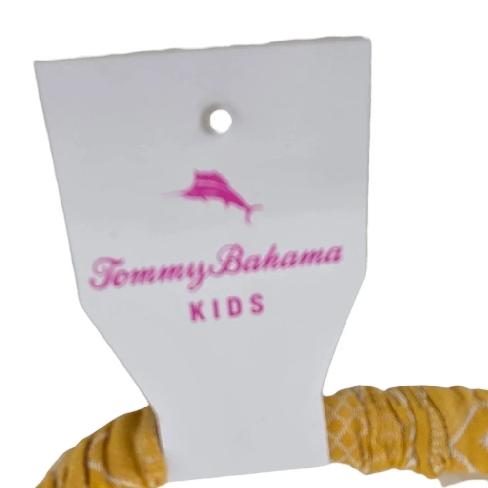 Tommy Bahama Girls 18M Yellow Bow Headband‎ NWT